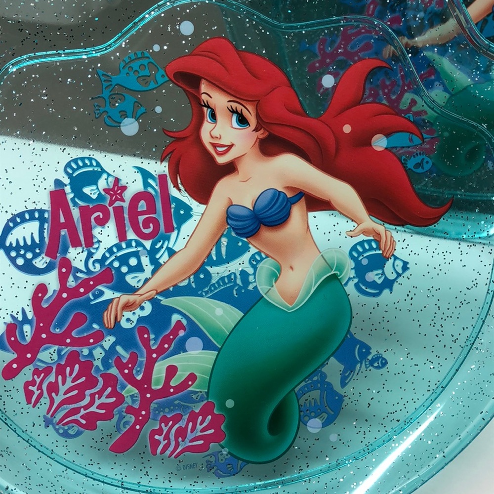 Disney Ariel clear dinner plates set of 2 - Picture 4 of 6